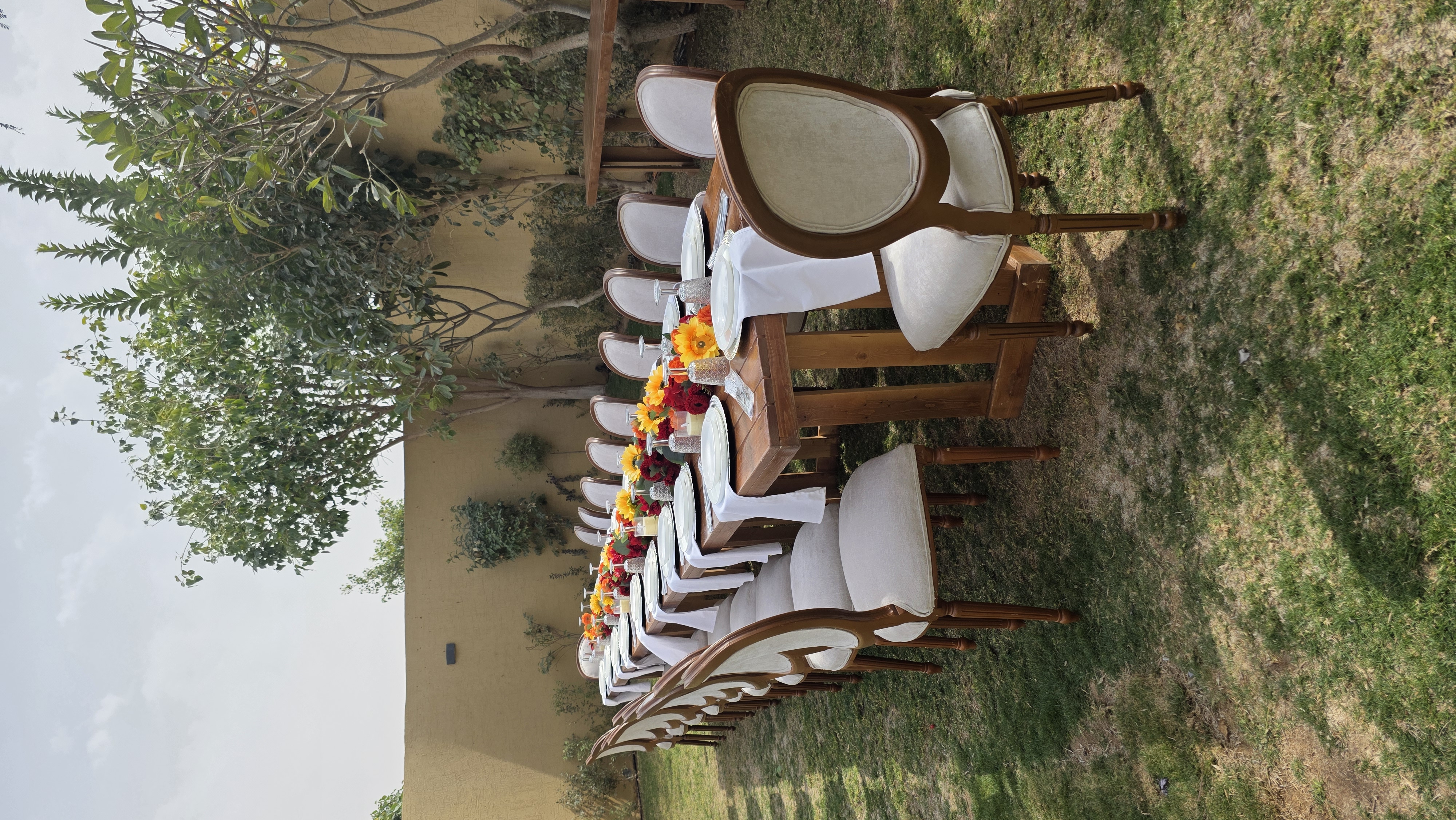 تأجير كراسي وطاولات فخمة في الرياض | تجهيزات شركة شعاع المحبة