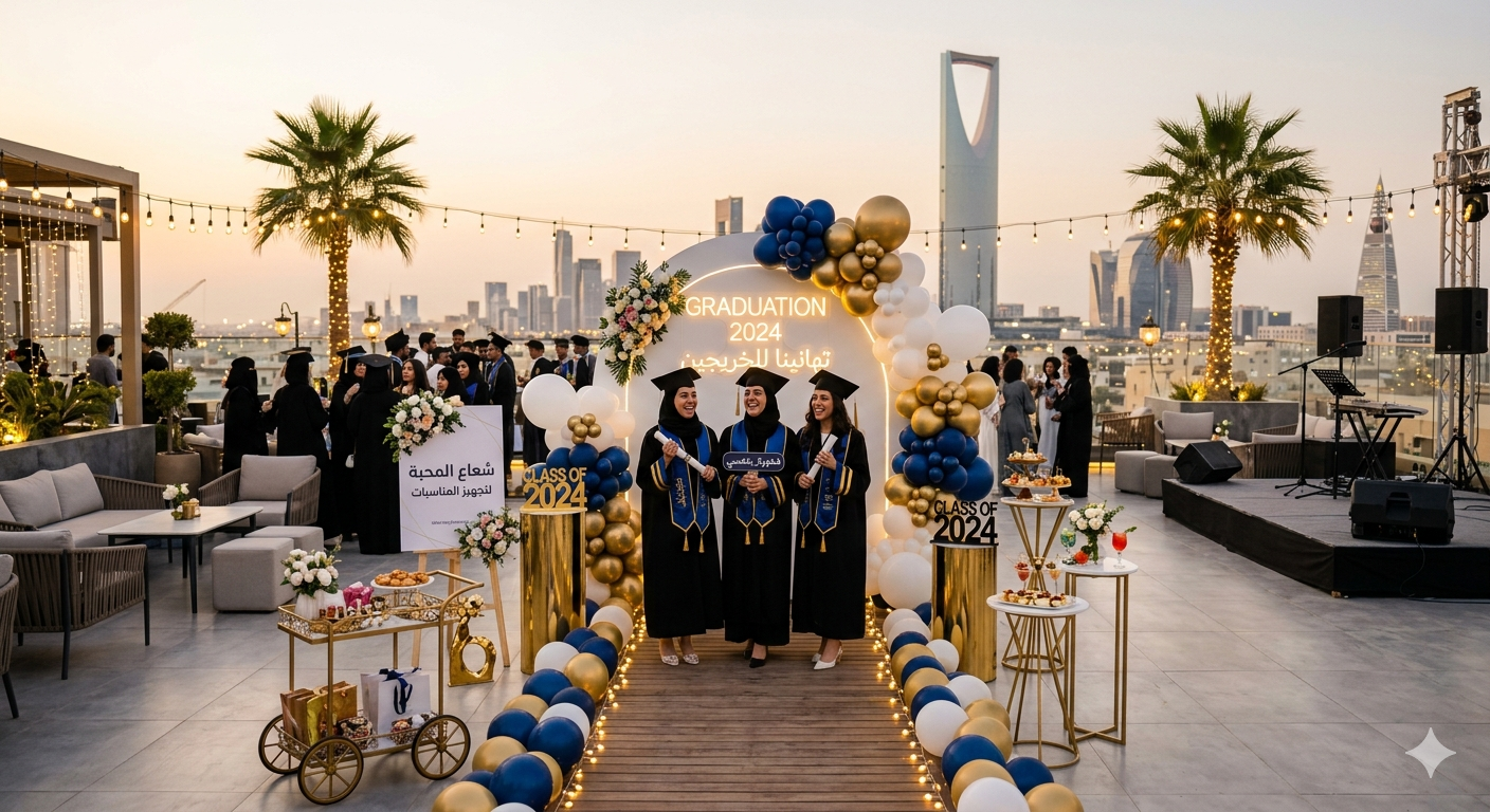 كيف تجعل حفل تخرجك تجربة لا تُنسى؟ دليل "شعاع المحبة" الشامل
