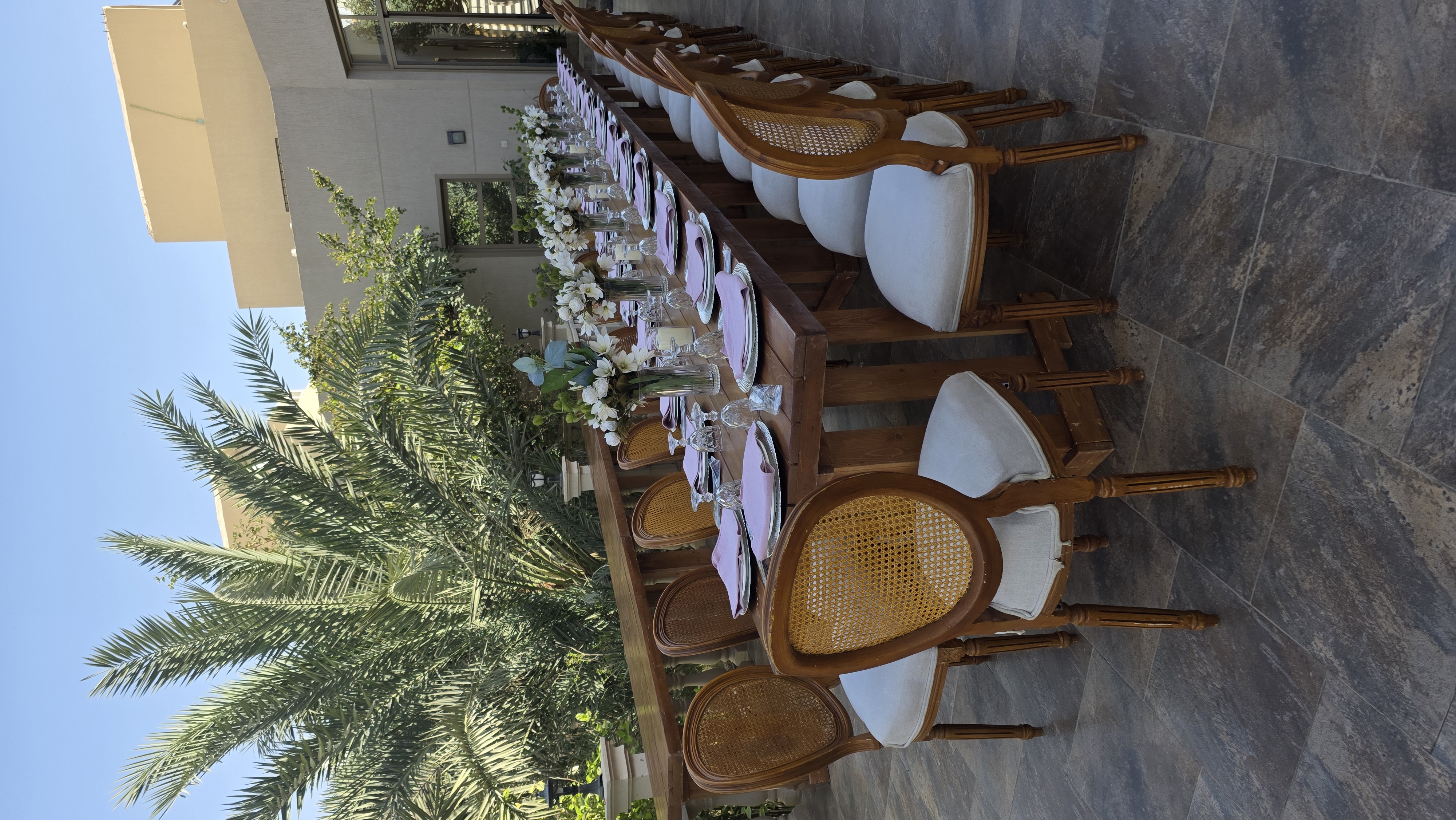 تأجير كراسي وطاولات وتنسيق مناسبات | شعاع المحبة للضيافة