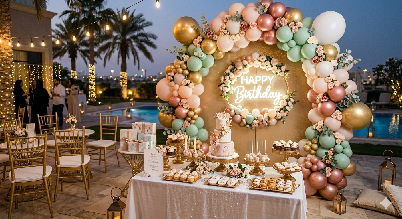 تنسيق وتجهيز حفلات عيد ميلاد (ثيمات حصرية وعصرية)